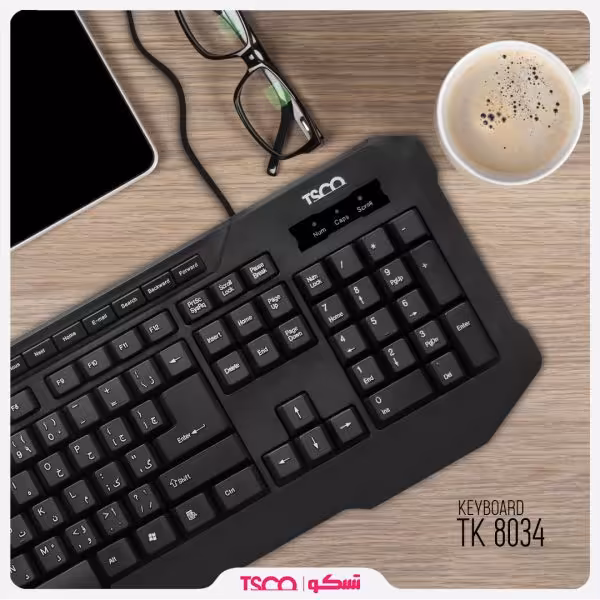 کیبورد تسکو مدل TK 8034