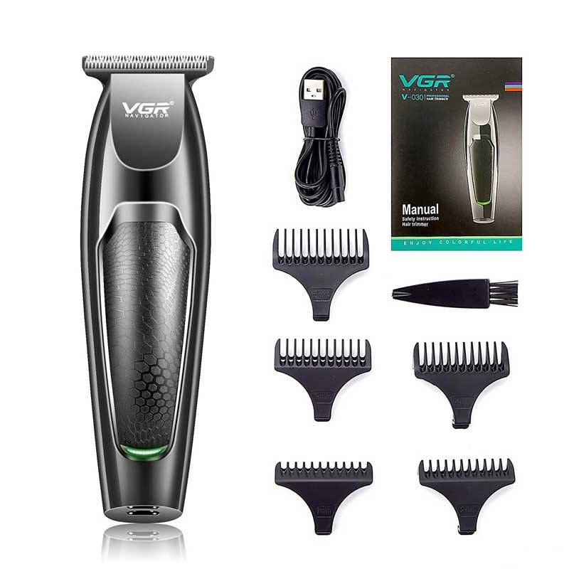 ماشین اصلاح موی صورت وی جی آر مدل V-030 - مشکی - ارسال رایگان