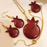 نیم ست انار یلدایی 