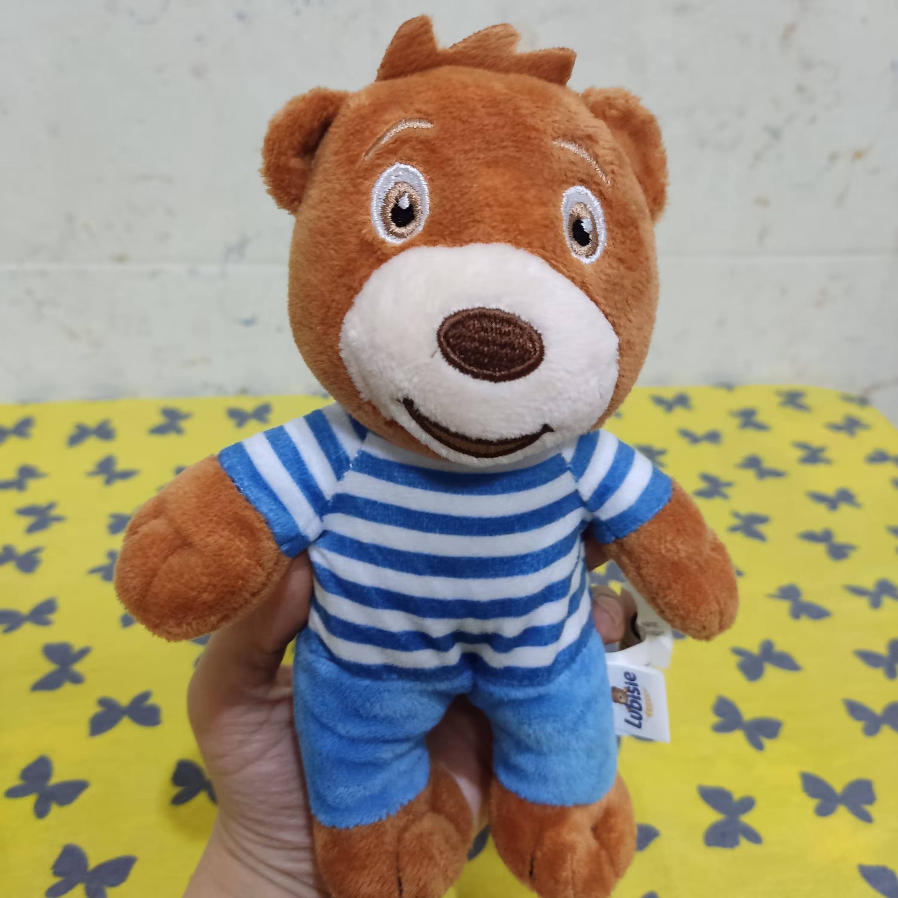 عروسک خرس پسر عروسک لباس دار عروسک خارجی عروسک ارزان عروسک پولیشی 