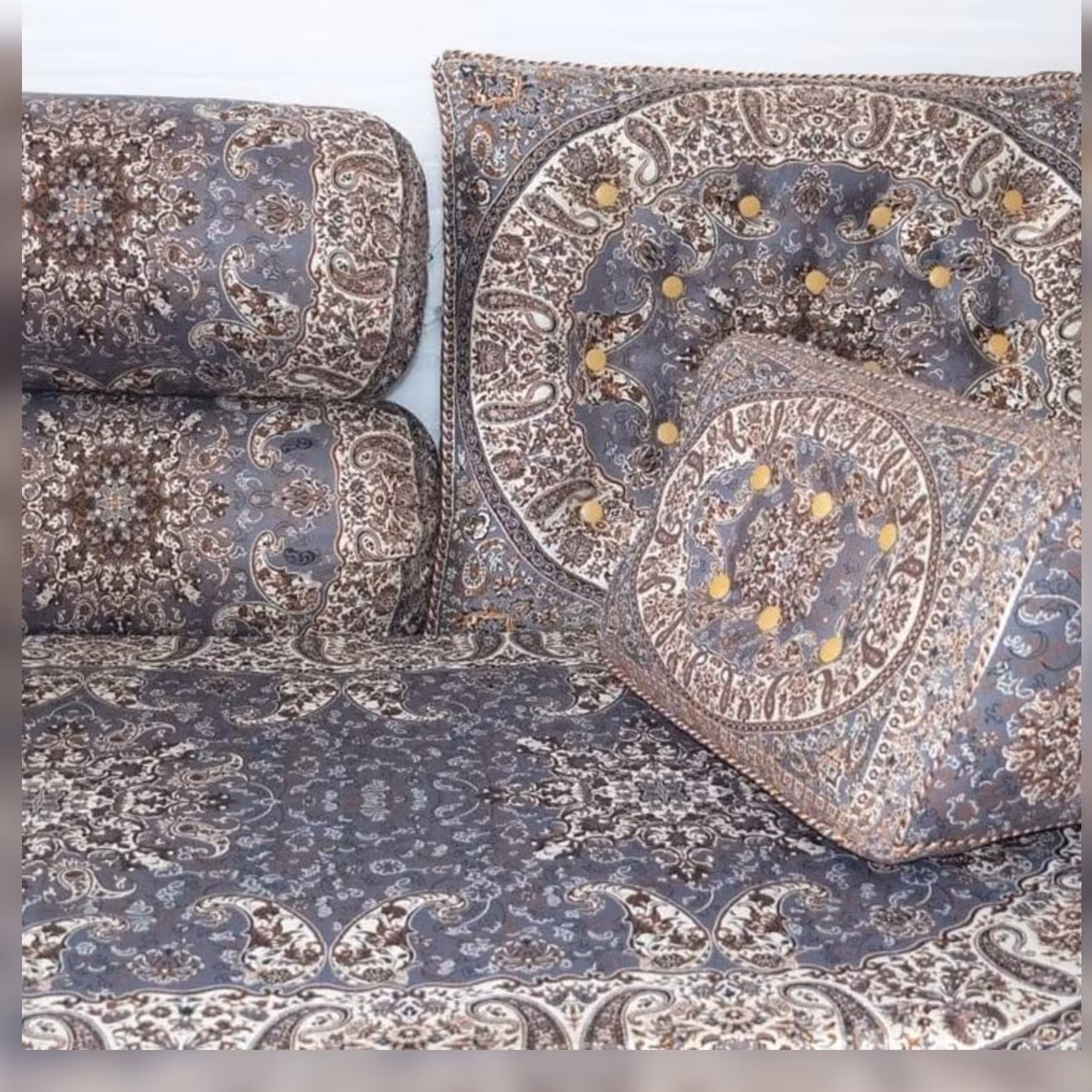 ست شاهنشین 7تیکه طرح ترنج فیلی