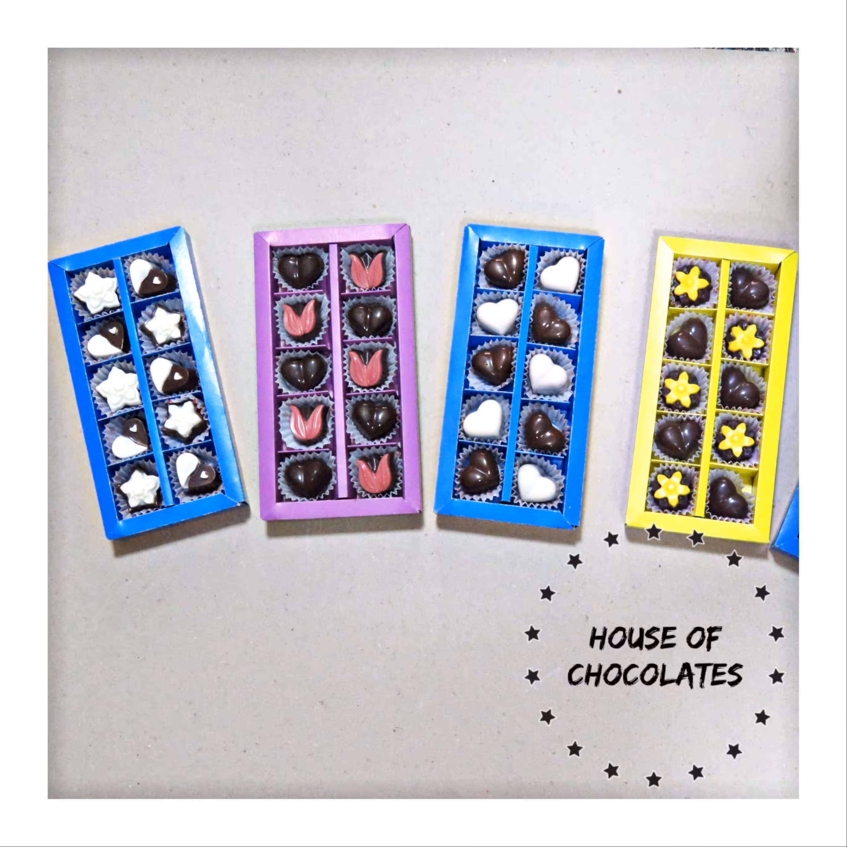 پک 10 تایی شکلات قلبی