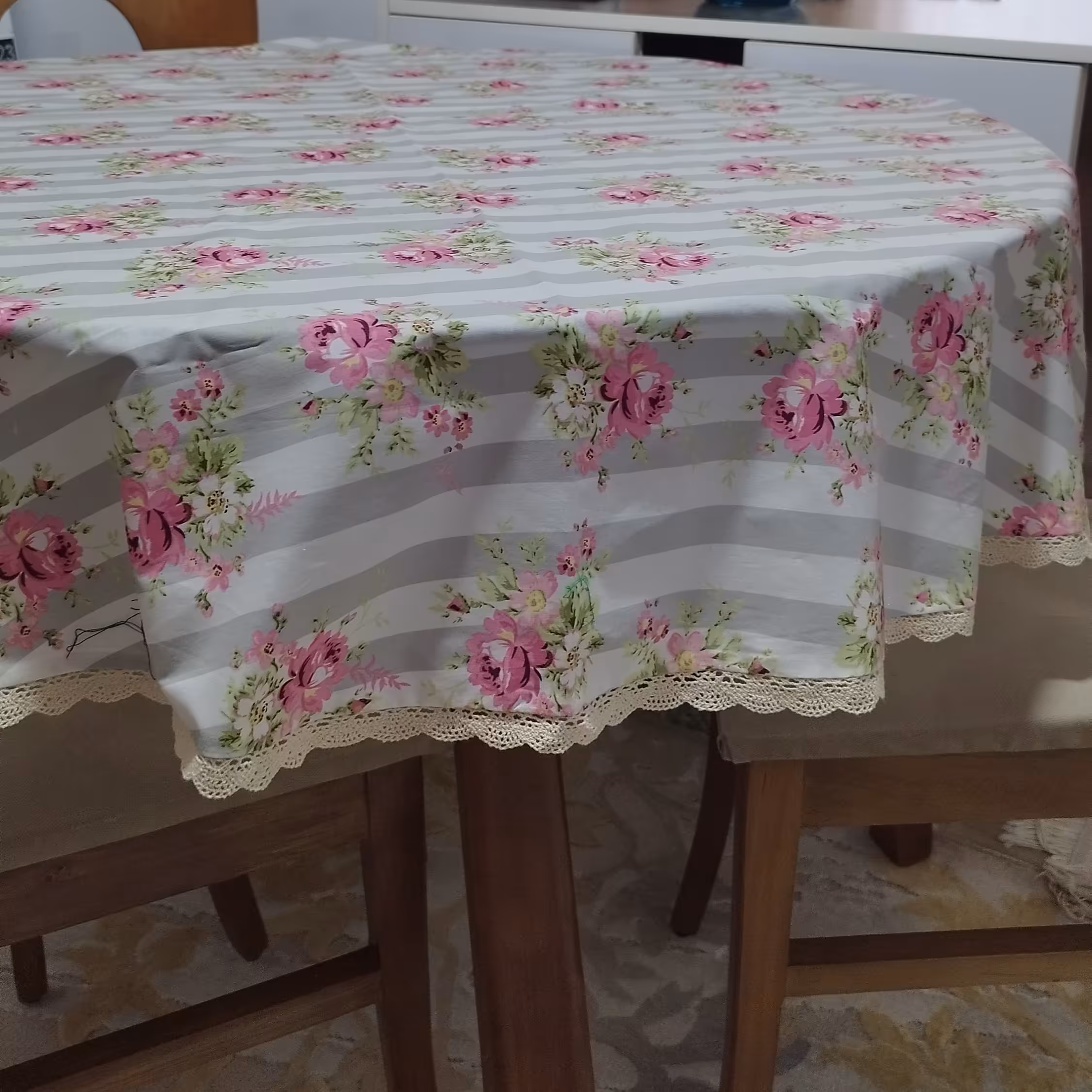 رومیزی قطر 120