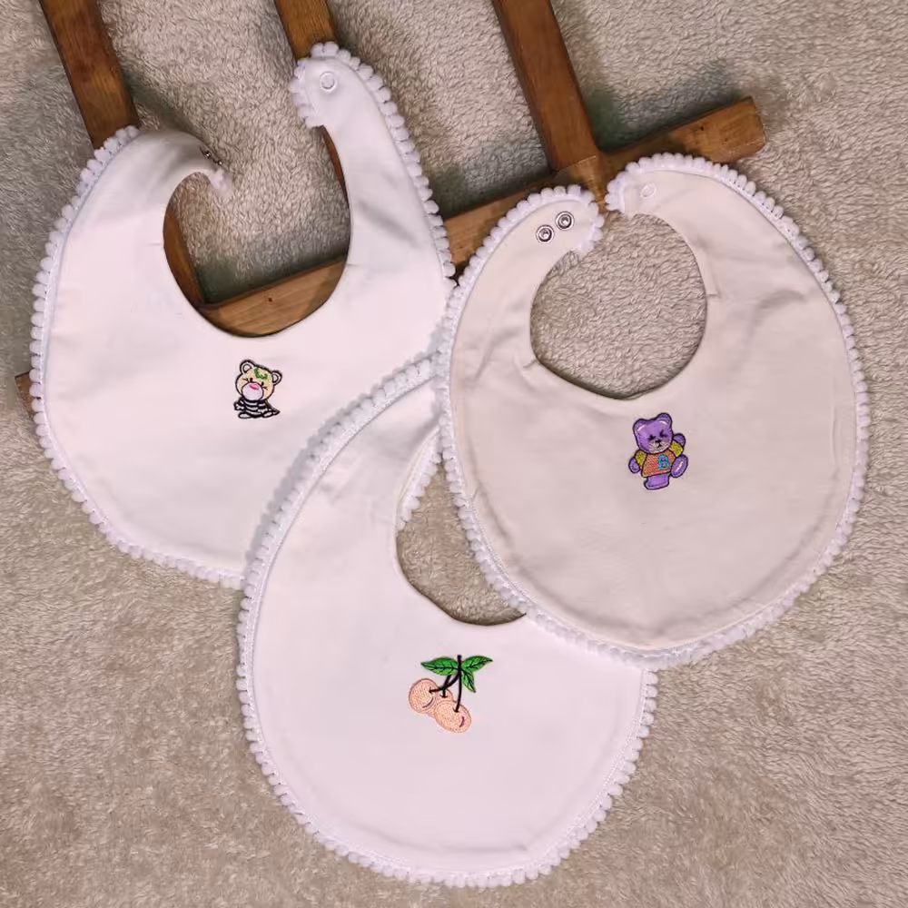 پیش بند پنبه لب چین گیلاس