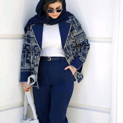 مانتو شلوار زنانه کرپ مدل ابریشم
