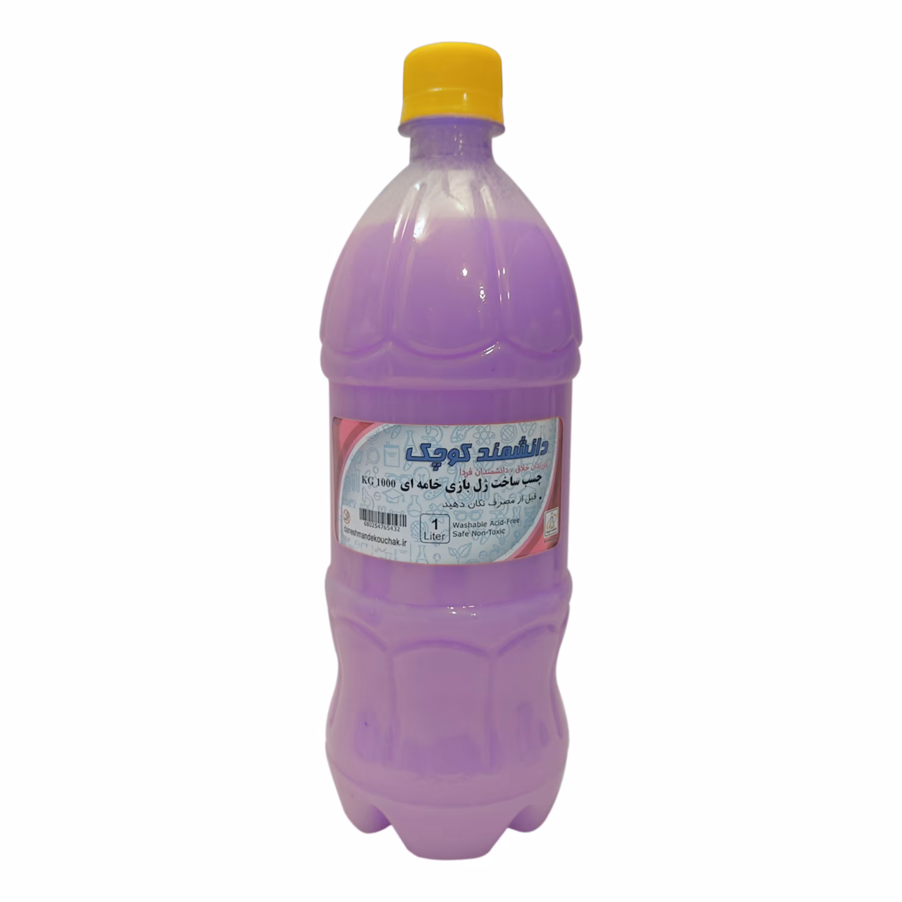 اسلایم خامه ای دانشمند کوچک مدل چسب ساخت کد  KG1000 - بنفش