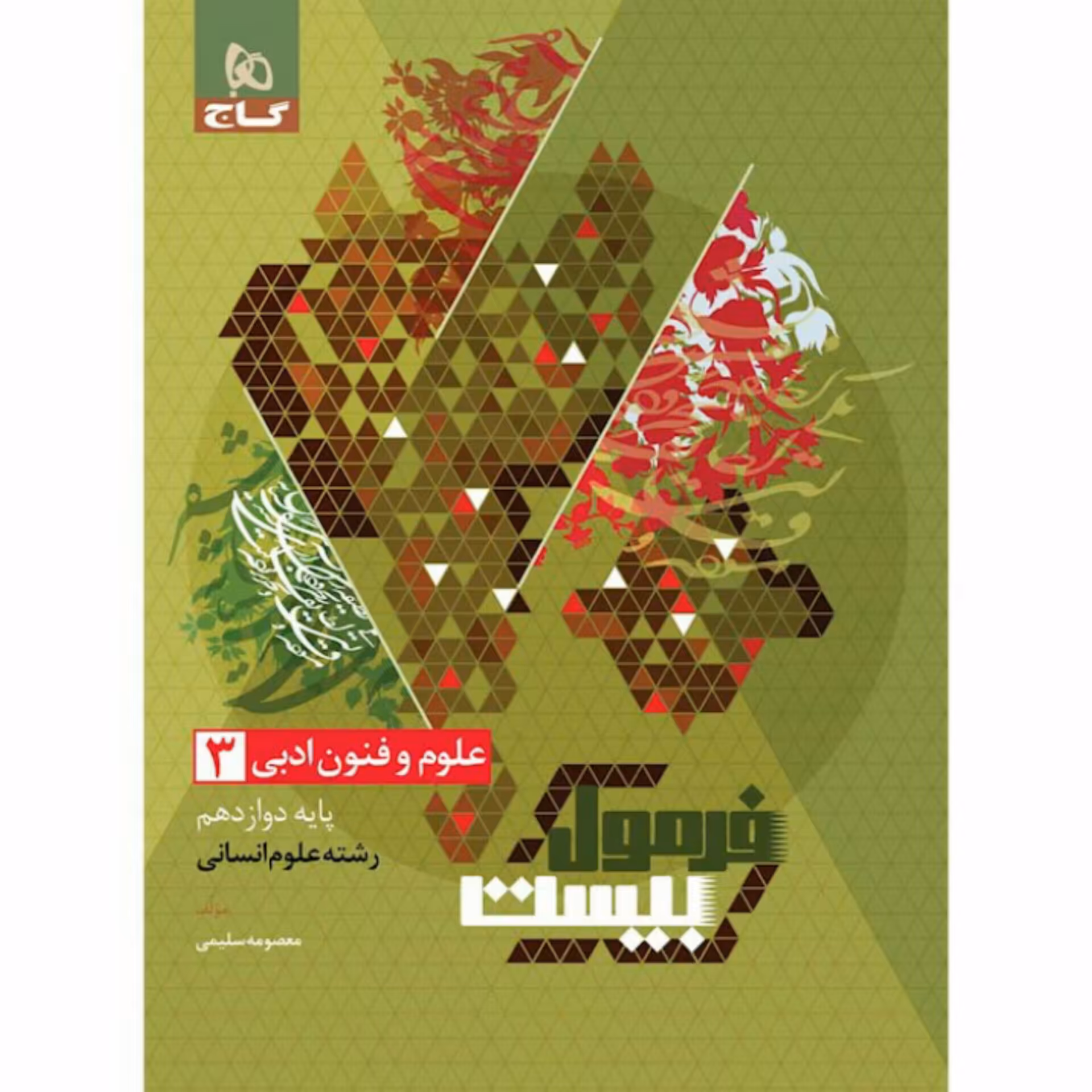 کتاب فرمول بیست علوم و فنون ادبی دوازدهم انسانی  گاج