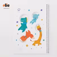 دفتر 100 برگ سیمی ایمان طرح 12