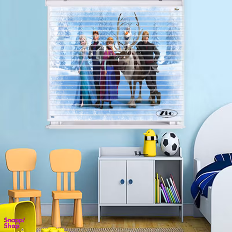 پرده زبرا زیو مدل سیلوئت کد K3005 سایز 150x150 سانتی متر