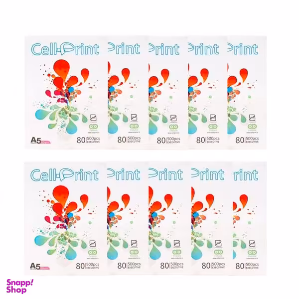 کاغذ A5 سل پرینت کد 03 بسته 5000 عددی