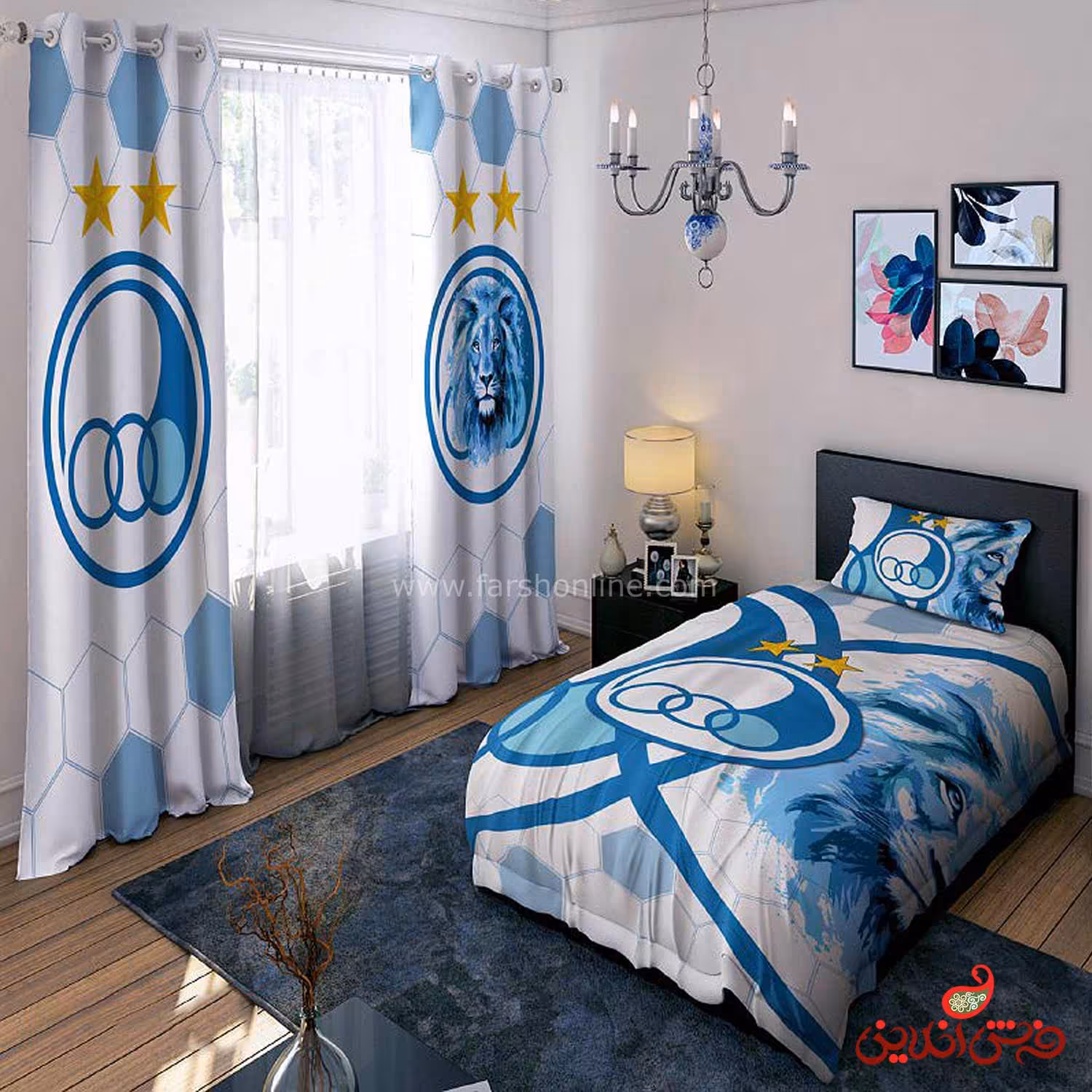 روتختی طرح لوگوی تیم استقلال کد 15249