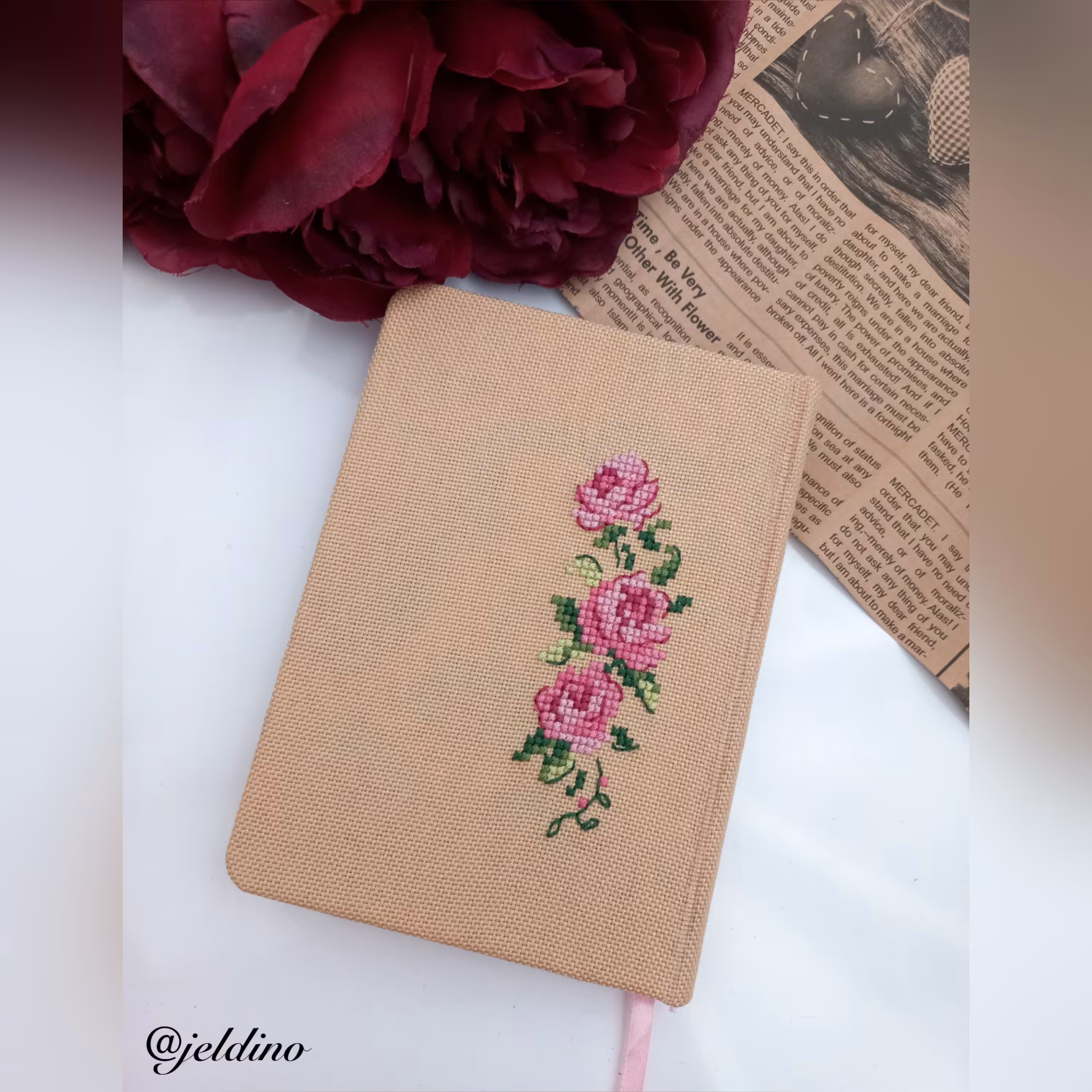 دفتر یادداشت مدل شماره دوزی طرح دلارام