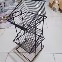 جاپیازی دوطبقه مربع مشکی نظم دهنده قابل تنظیم ب دوشکل 