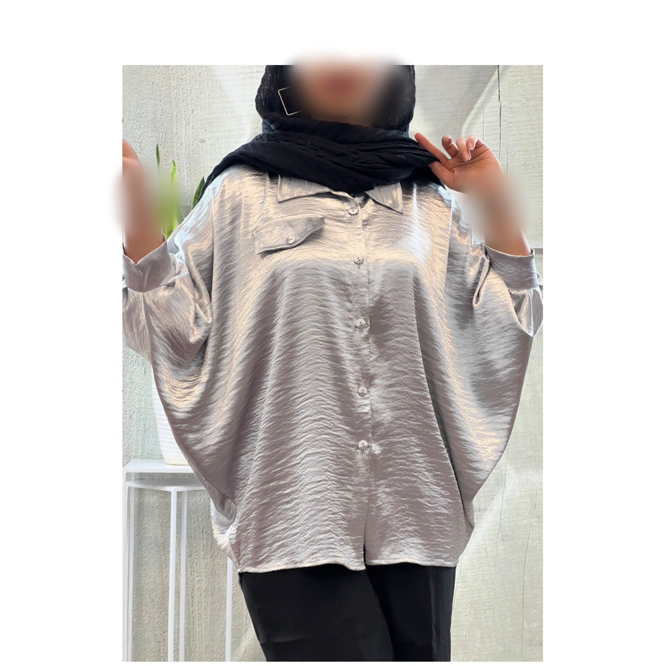 شومیز زنانه  مدل نقره