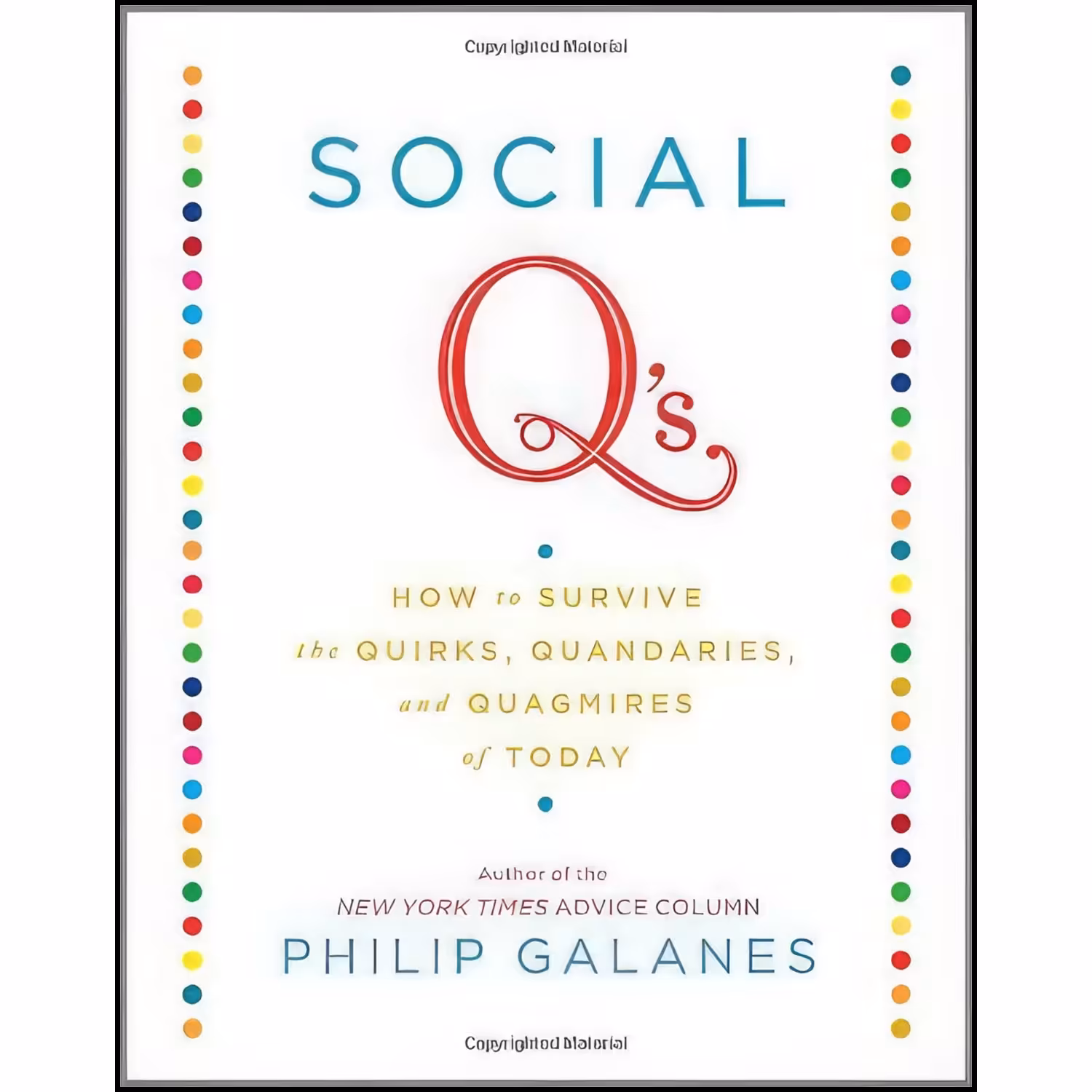 کتاب زبان اصلی Social Qs اثر Philip Galanes