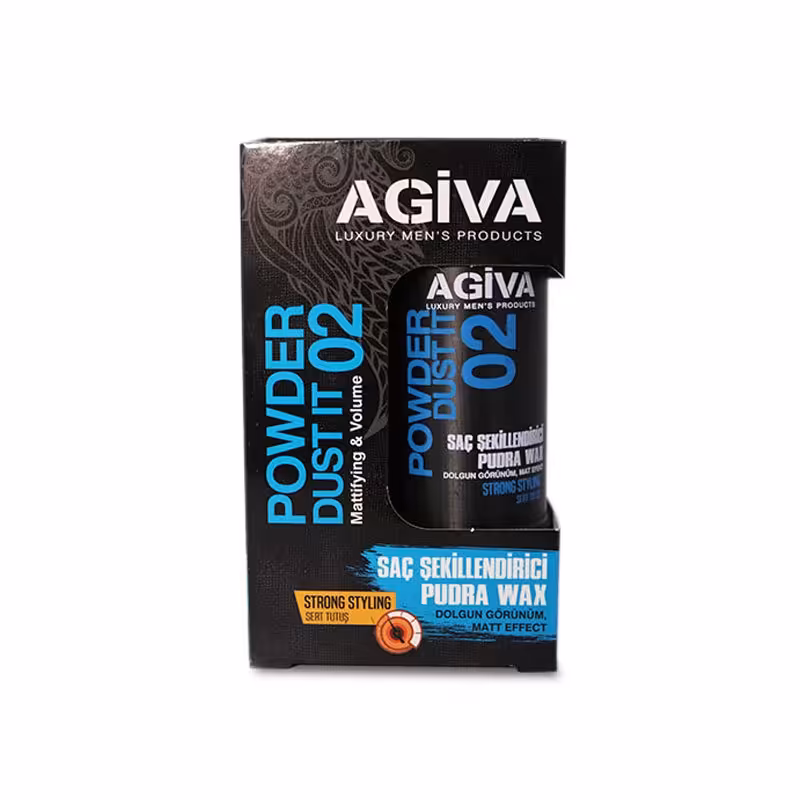 پودر حالت دهنده مو شماره 02 وزن 20 گرمی آگیوا