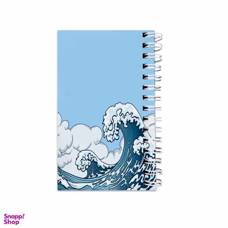 دفترچه یادداشت ۶۴ برگ مدل To Do List طرح امواج دریا کد abc9804