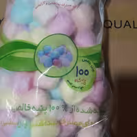 پنبه توپی رنگی آرایشی رایاتولیدکشورجمهوری اسلامی ایران