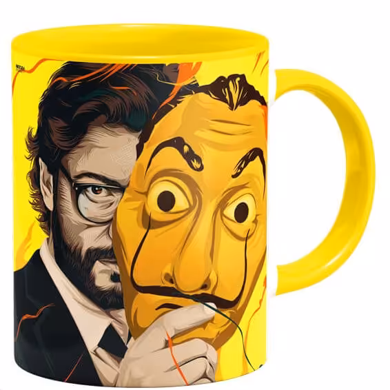 ماگ سرامیکی طرح خانه کاغذی کد615