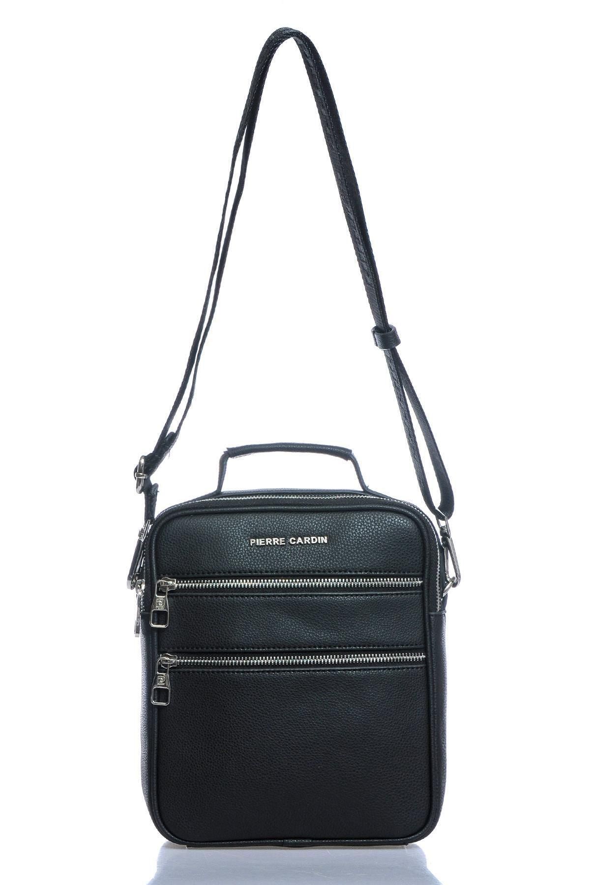 کیف دستی مشکی مردانه سیاه پوست 01PC001171 F S Pierre Cardin