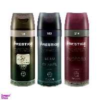 اسپری خوشبو کننده بدن پرستیژ (Prestige) مدل p3 حجم 150 میلی‌‌لیتر مجموعه 3 عددی