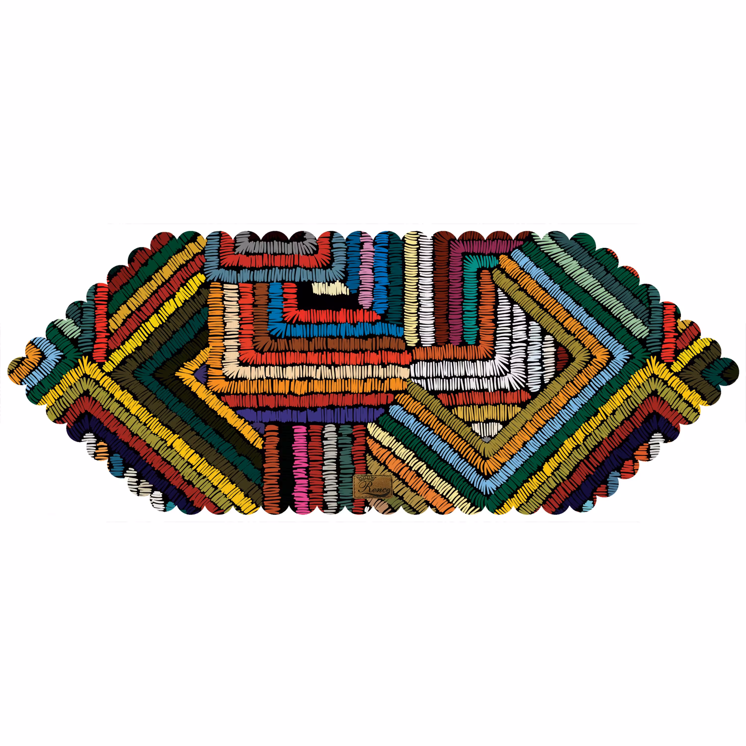 رانر رومیزی مخمل رنس مدل R5-42545 سایز 100x40 سانتی متر