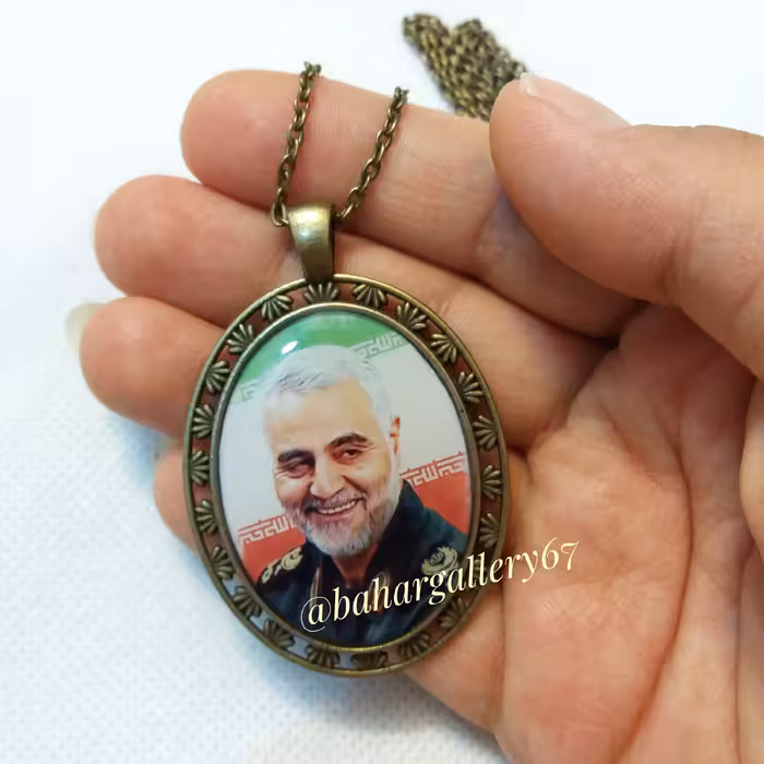 آویز آینه ماشین حاج قاسم سلیمانی