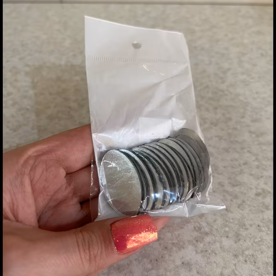 آینه بیضی 5.2 در3 سانت بسته 15 عددی