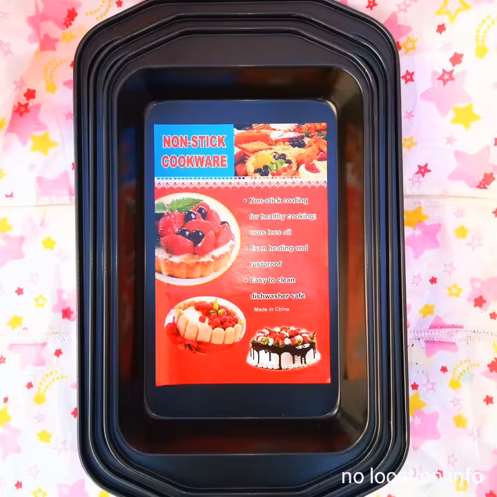 قالب کیک تفلون خارجی ،سرویس سه تایی 