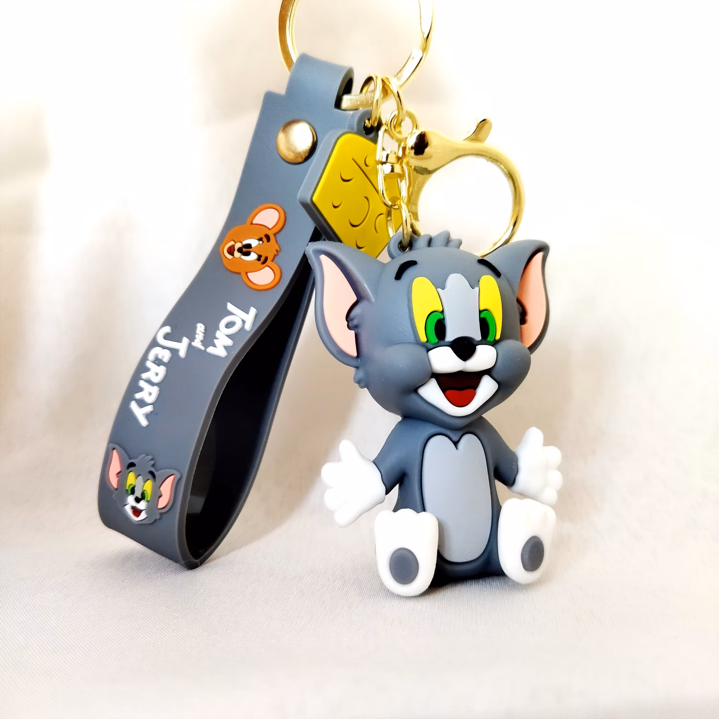 جاکلیدی سیلیکونی طرح تام و جری درجه یک