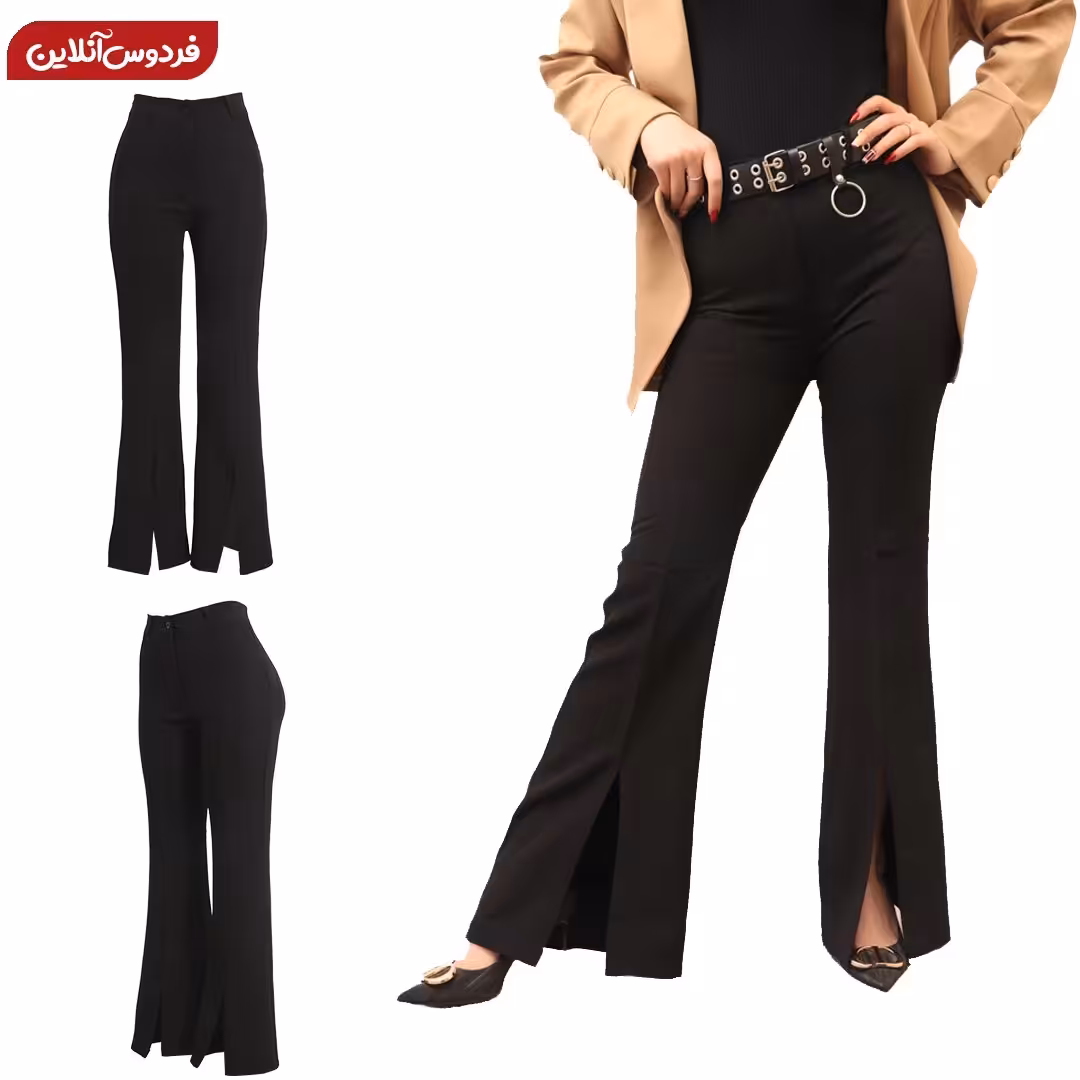 شلوار زنانه مدل دمپا گشاد  345