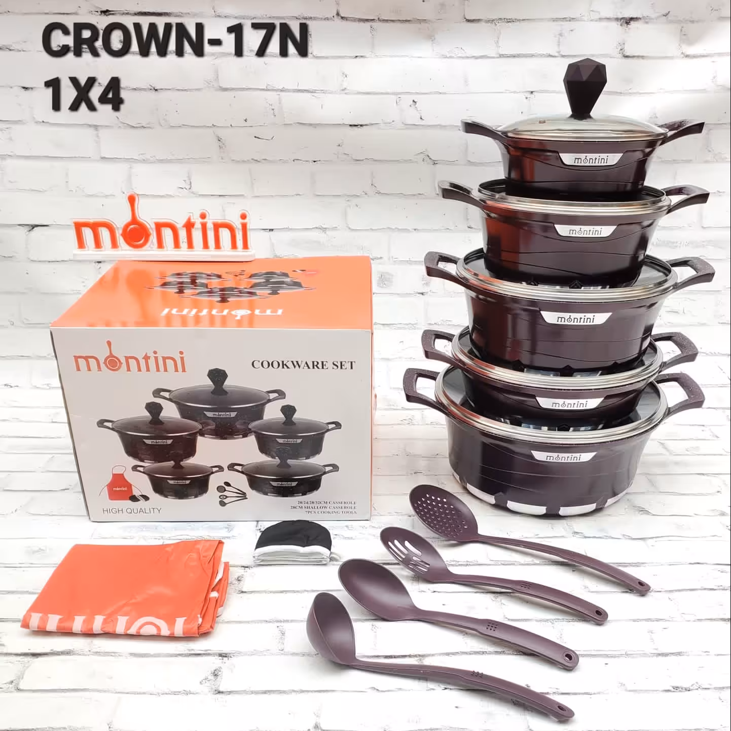 سرویس قابلمه 17پارچه مونتینی