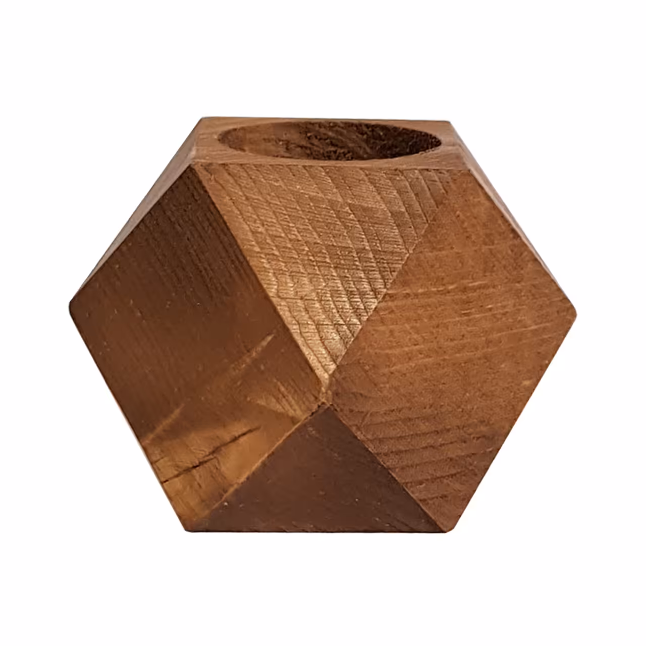 گلدان چوبی کاکتوس