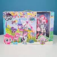 اسباب بازی ساختنی لگو چراغدار مدل قصر پونی 2 در 1 کد 5720