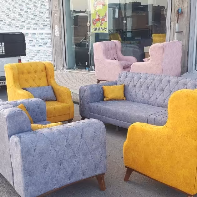 مبل راحتی در طرح و رنگ های مختلف به سلیقه مشتری