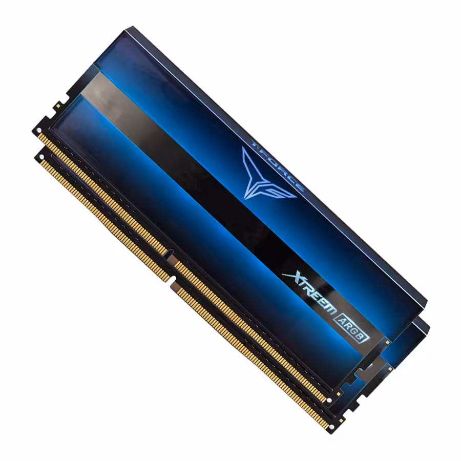 قیمت و خرید رم تیم گروپ مدل T-Force Xtreem ARGB Blue 32GB Dual 3200MHz CL16 DDR4 | یاس ارتباط