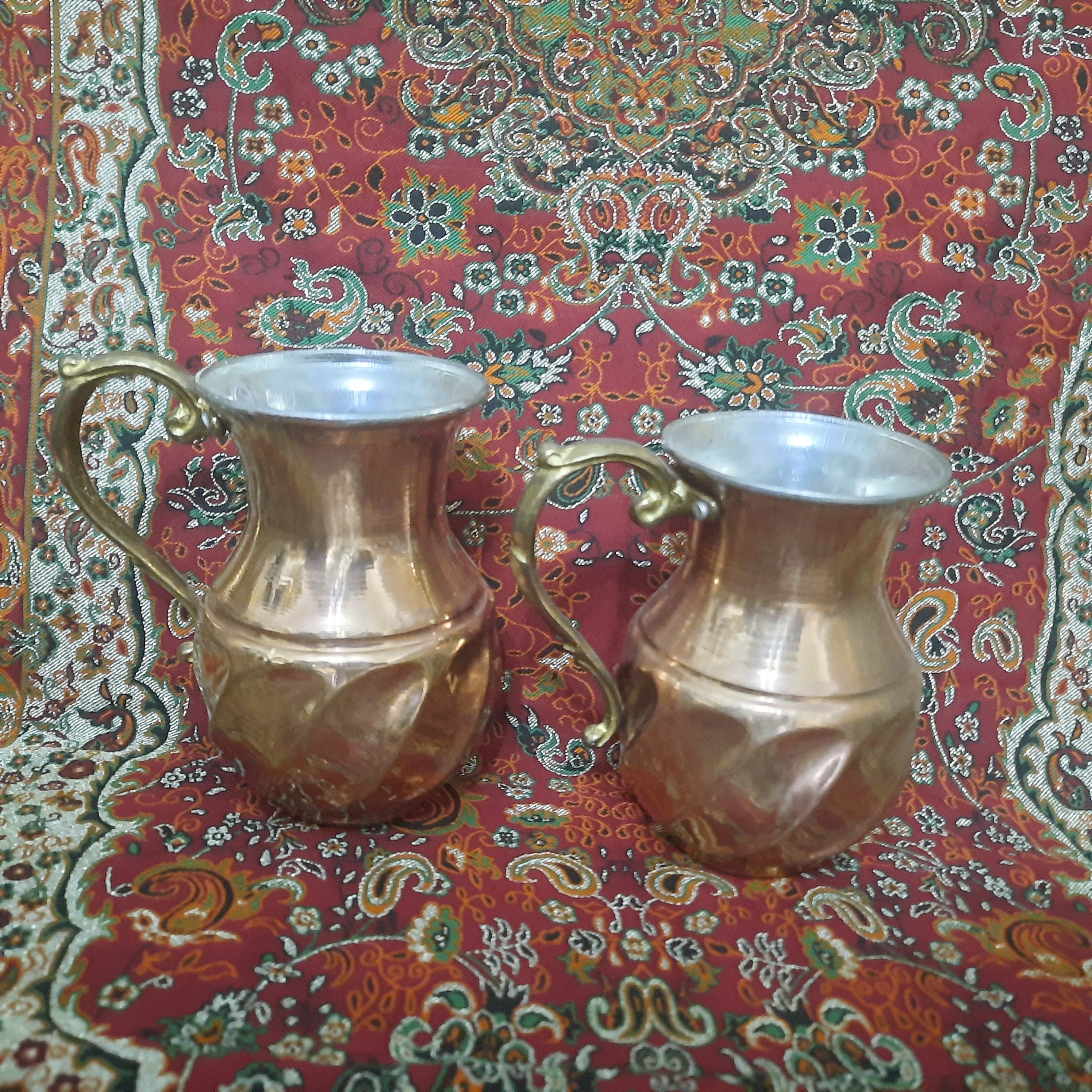 لیوان بزرگ  مسی مدل پارچی 