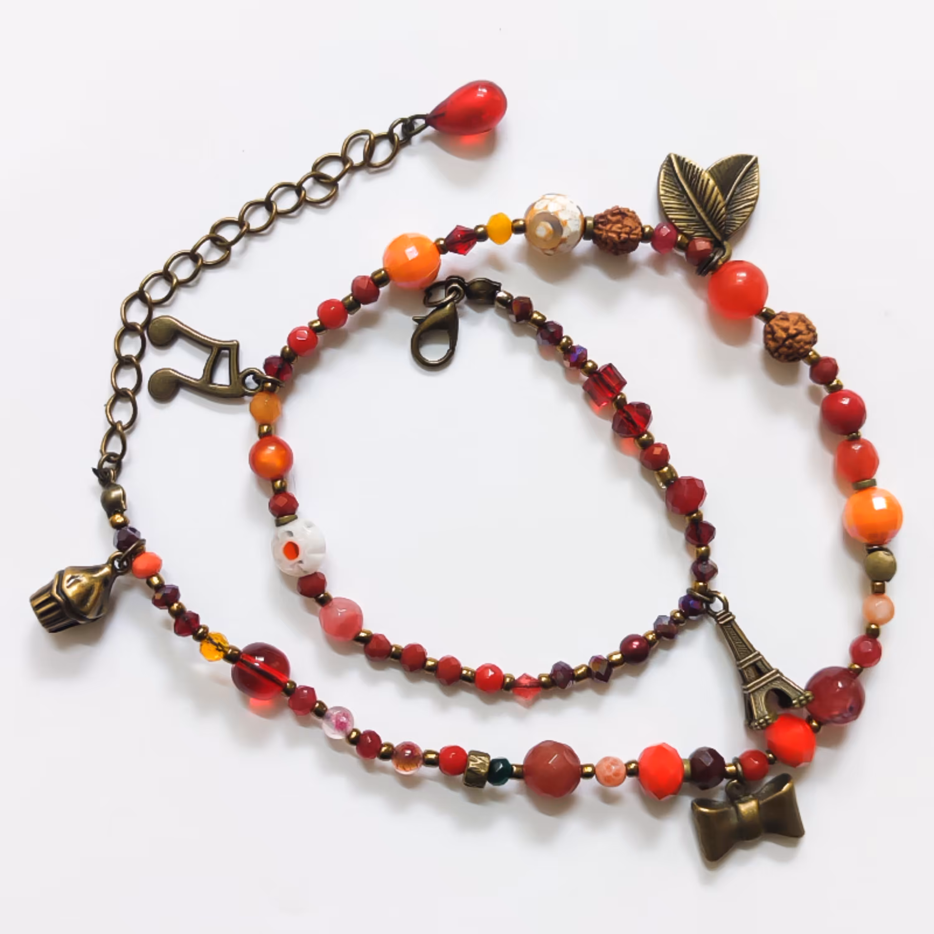 دستبند چند دور مدل یلدایی مناسب هدیه و استفاده روزمره