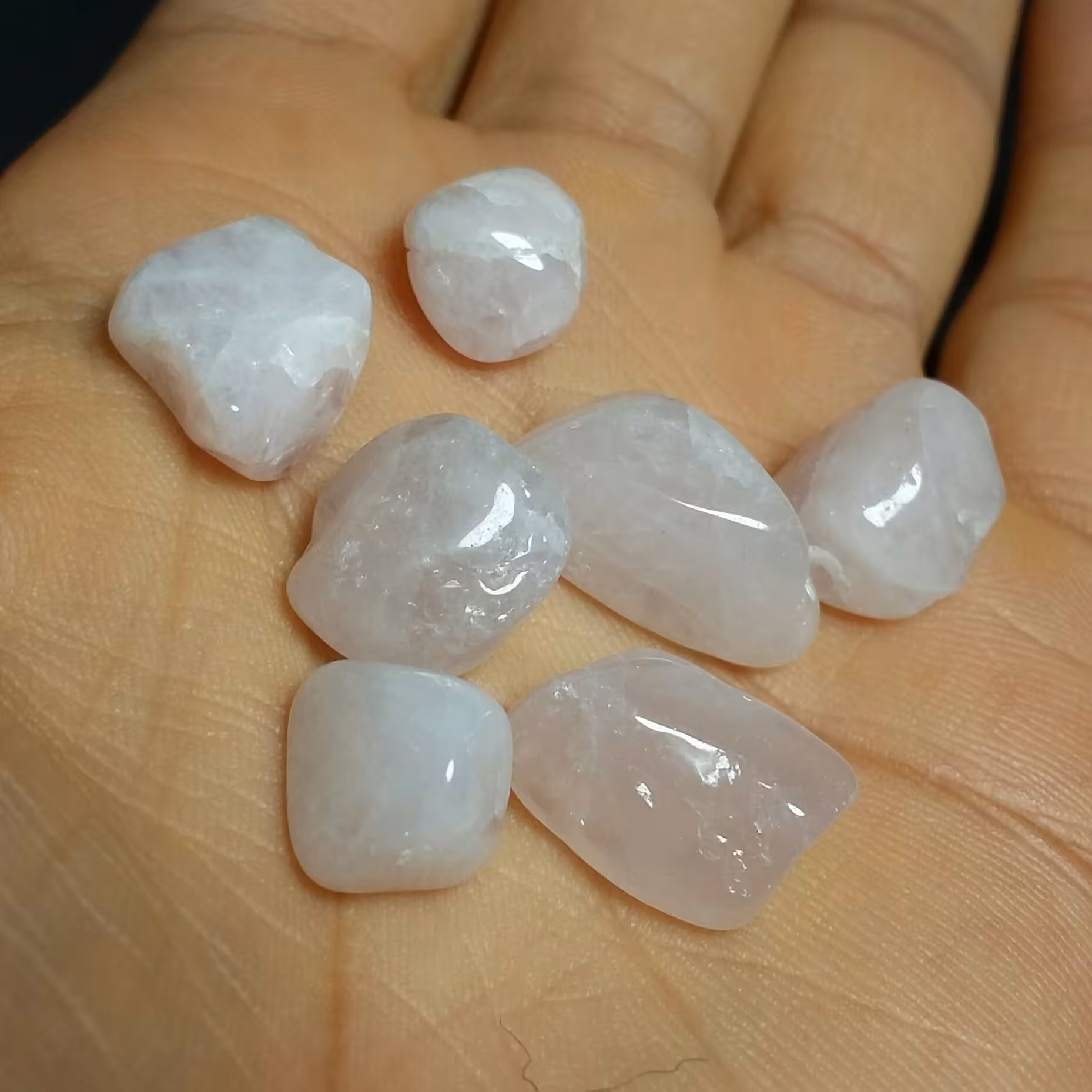 پک 7 عددی حبه رزکوارتز تمام پولیش خاص و پر انرژی کد 11258