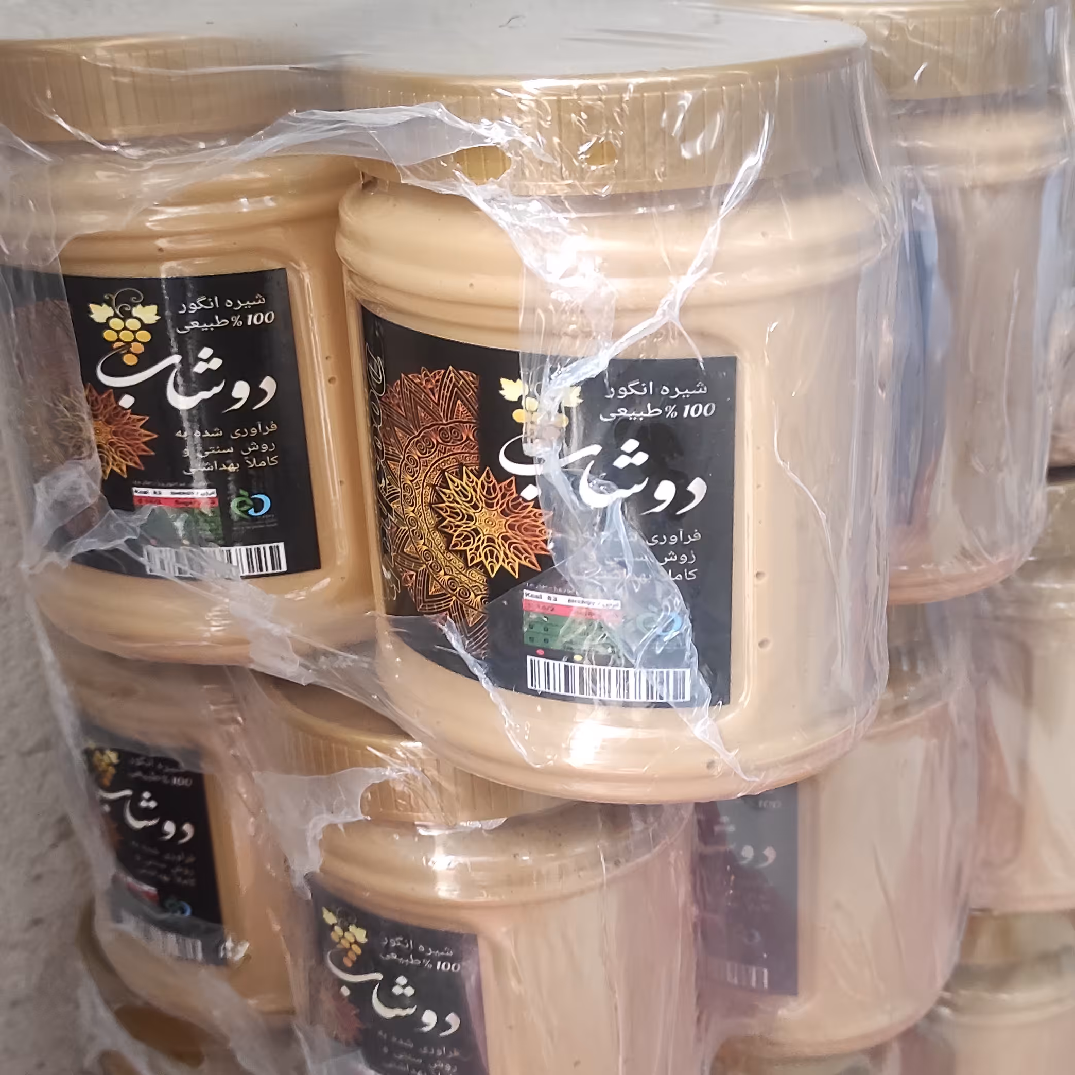 شیره انگور سفیددوشاب شل 6 عددی(6کیلو)