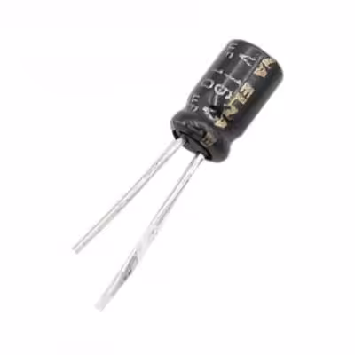 مجموعه 4 عددی خازن الکترولیتی 10uF / 16V ژاپنی مارک ELNA بسته 100 تایی
