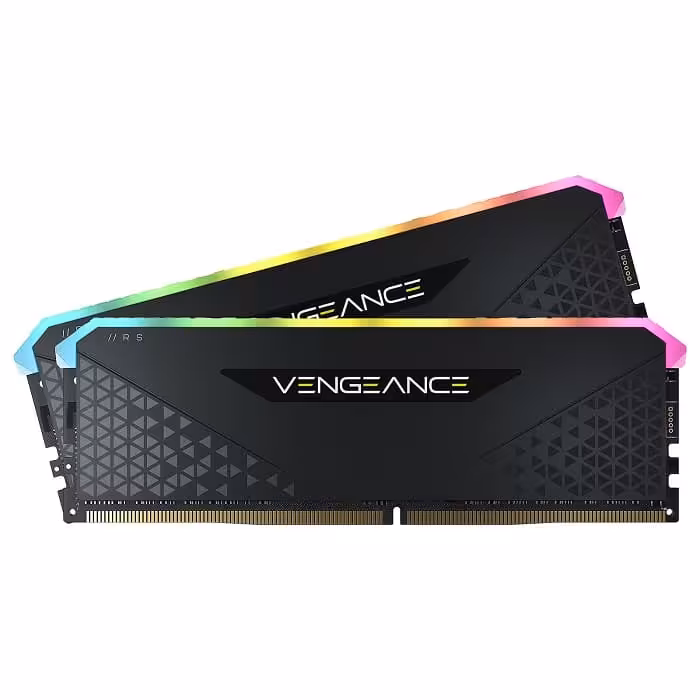 رم دسکتاپ کورسیر RAM CORSAIR DDR4 32GB(2X16GB) 3200MHz Vengeance RGB RS