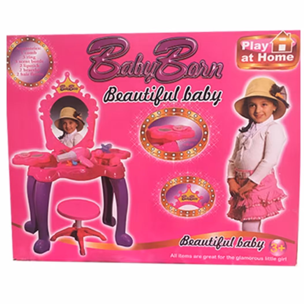 میز آرایش و صندلی کودک اسباب بازی