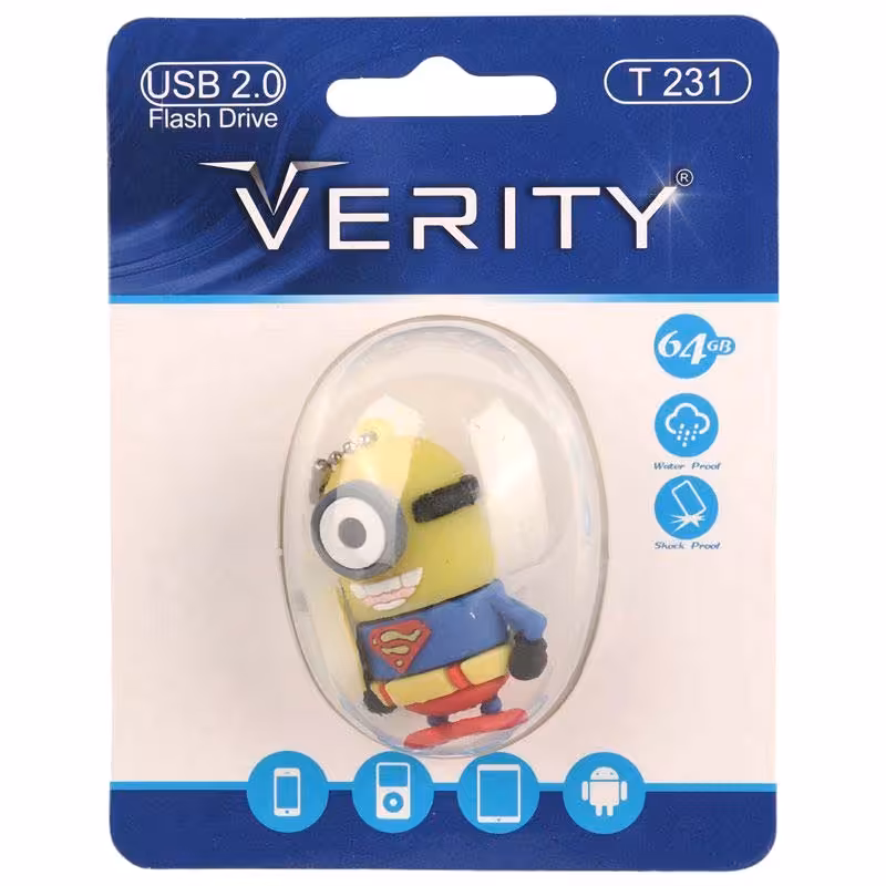 فلش 64 گیگ طرح مینیون VERITY T231