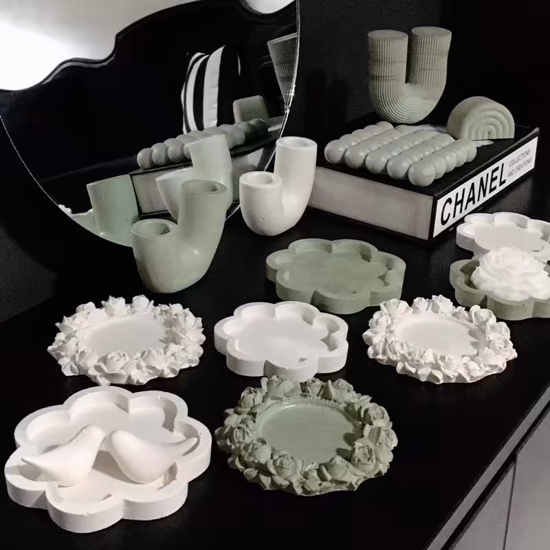 هفت سین نوروز بسیار زیبا و جذاب از جنس سنگ مصنوعی و بتن