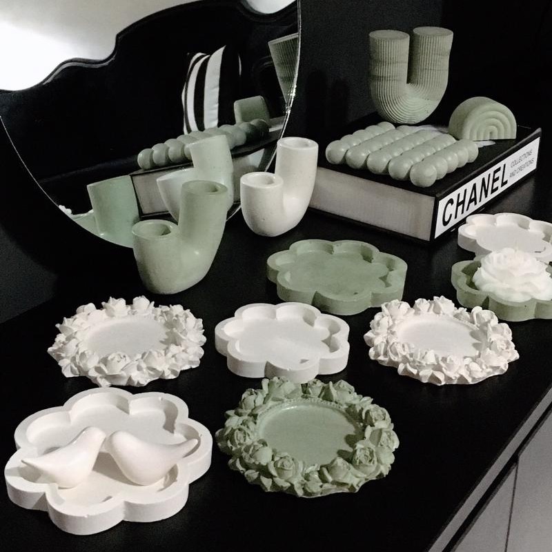 هفت سین نوروز بسیار زیبا و جذاب از جنس سنگ مصنوعی و بتن