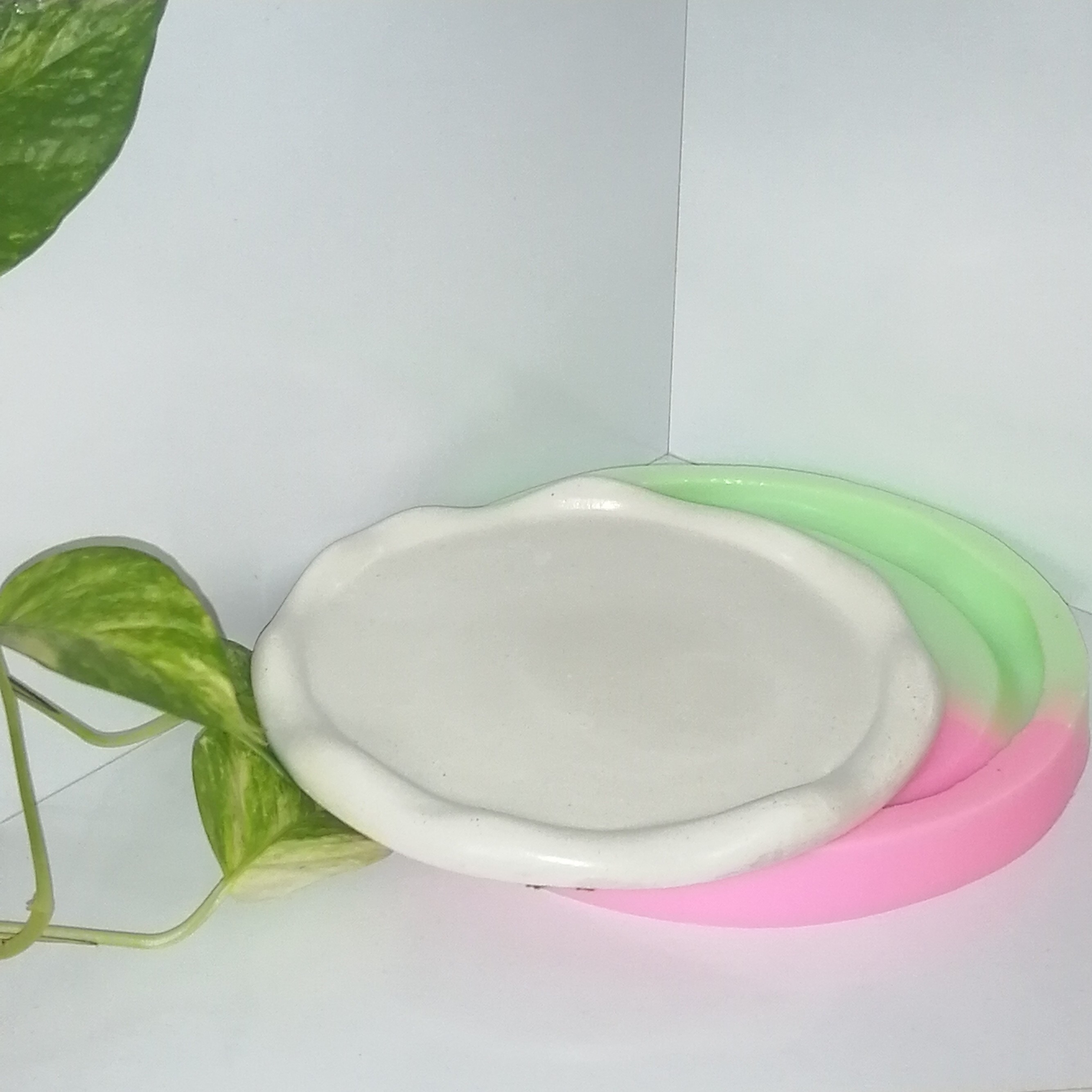 قالب سیلیکونی سینی گرد دفرمه