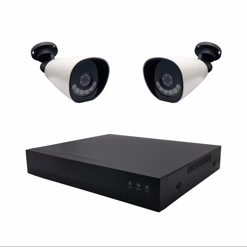 پک دوربین مداربسته 2 مگاپیکسل وارم لایت کیس بزرگ