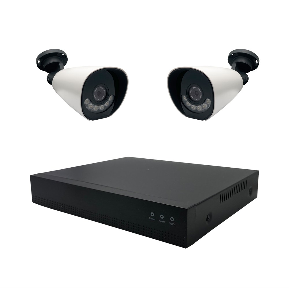 پک دوربین مداربسته 2 مگاپیکسل وارم لایت کیس بزرگ