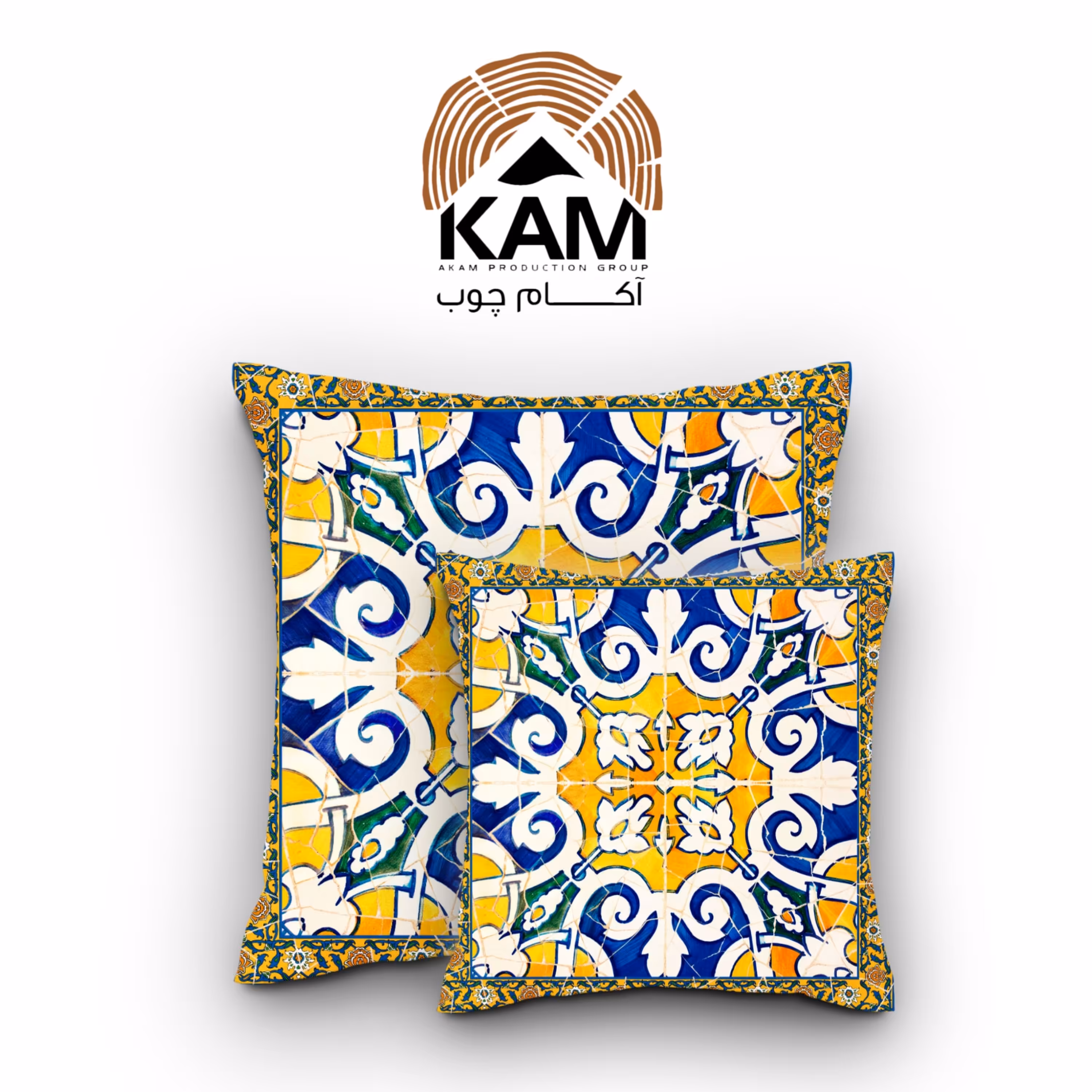 کوسن کوچک آکام چوب مدل AK73 (سایزکوچک 35x35)